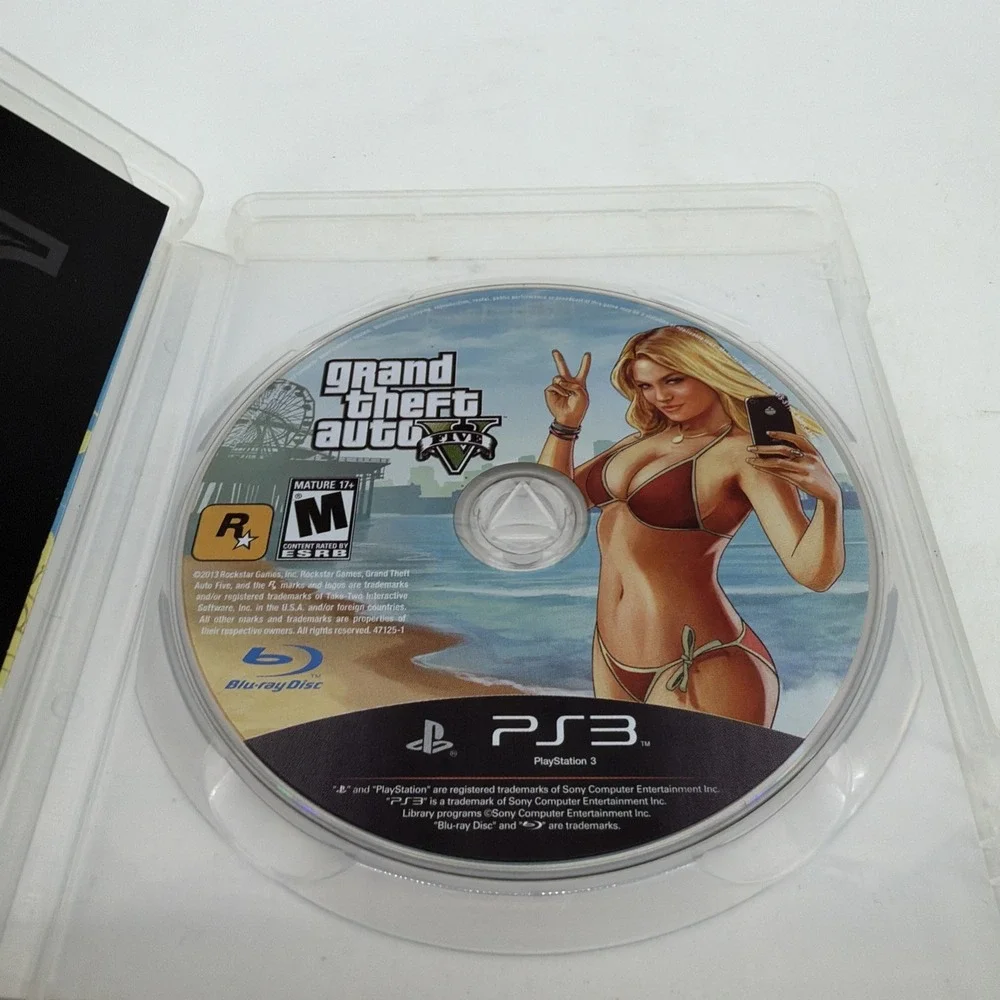 Grand Theft Auto V GTA 5 Sony PlayStation 3 PS3 - Complete with Map CIB